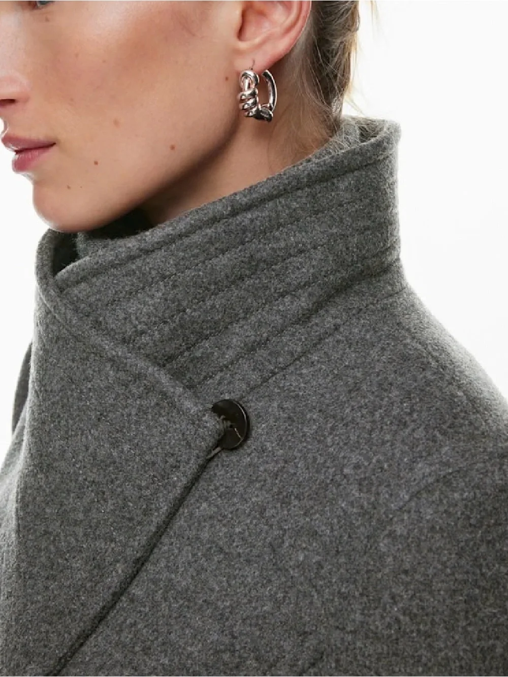[Brand New] Aritzia Babaton Connor Coat in Light Gray - Picture 3 of 14